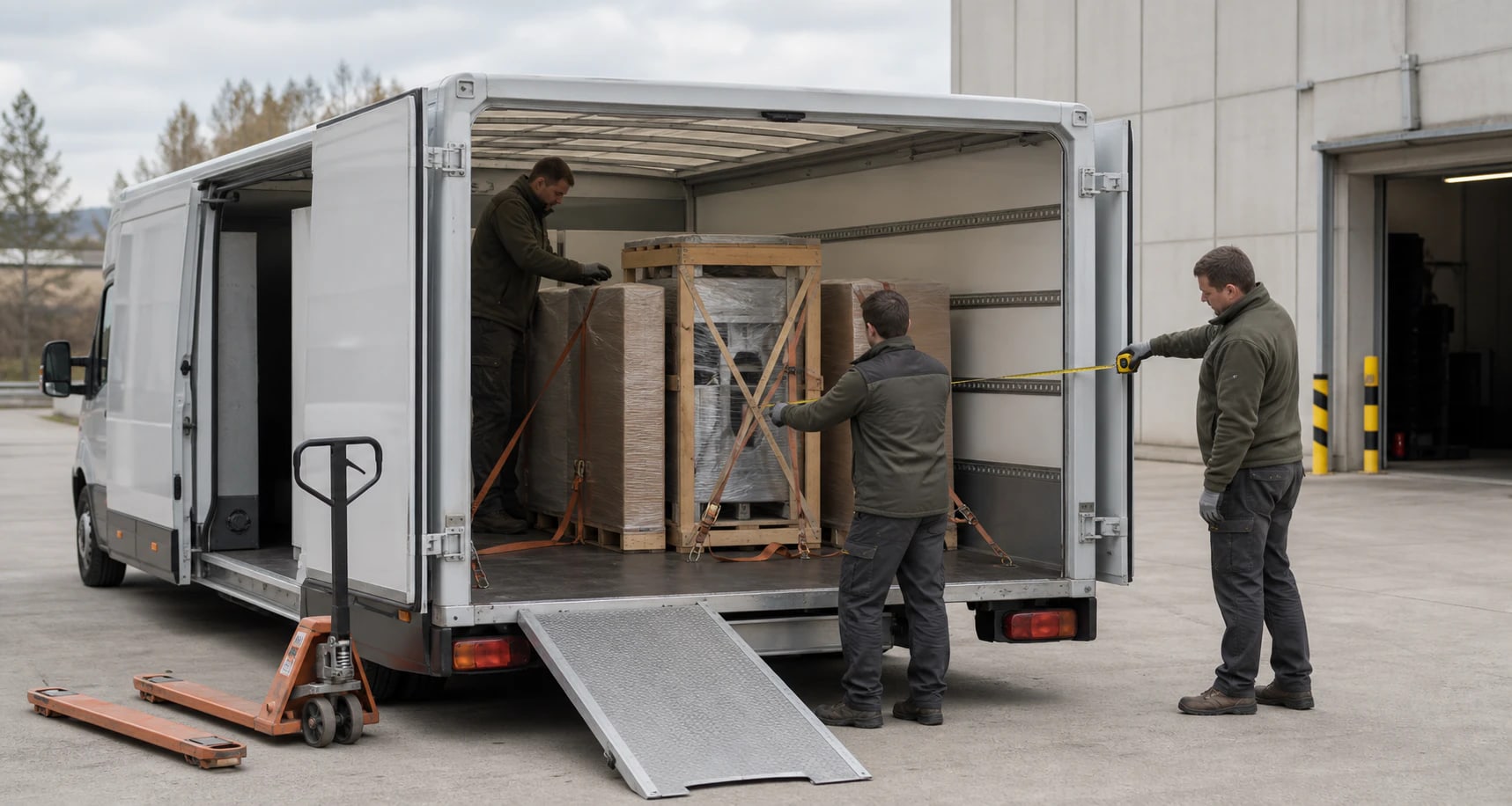 Krovinys matuojamas ir tikrinamas prieš parenkant transportą